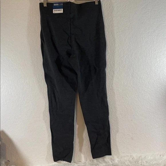 OLD NAVY Extra High-Waisted Stevie Skinny Pants Dark Heather Gray Size M NEW - Picture 5 of 11